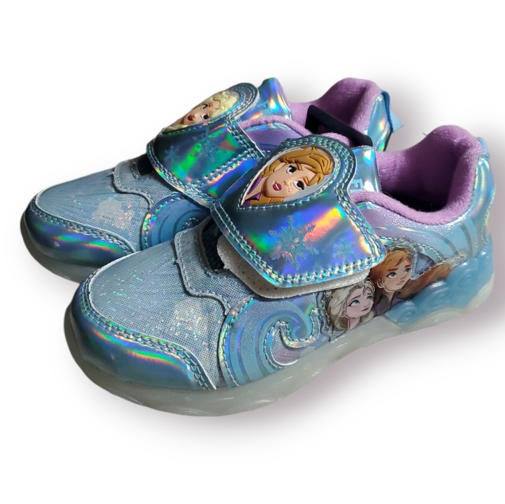 Girls Frozen light up shoes